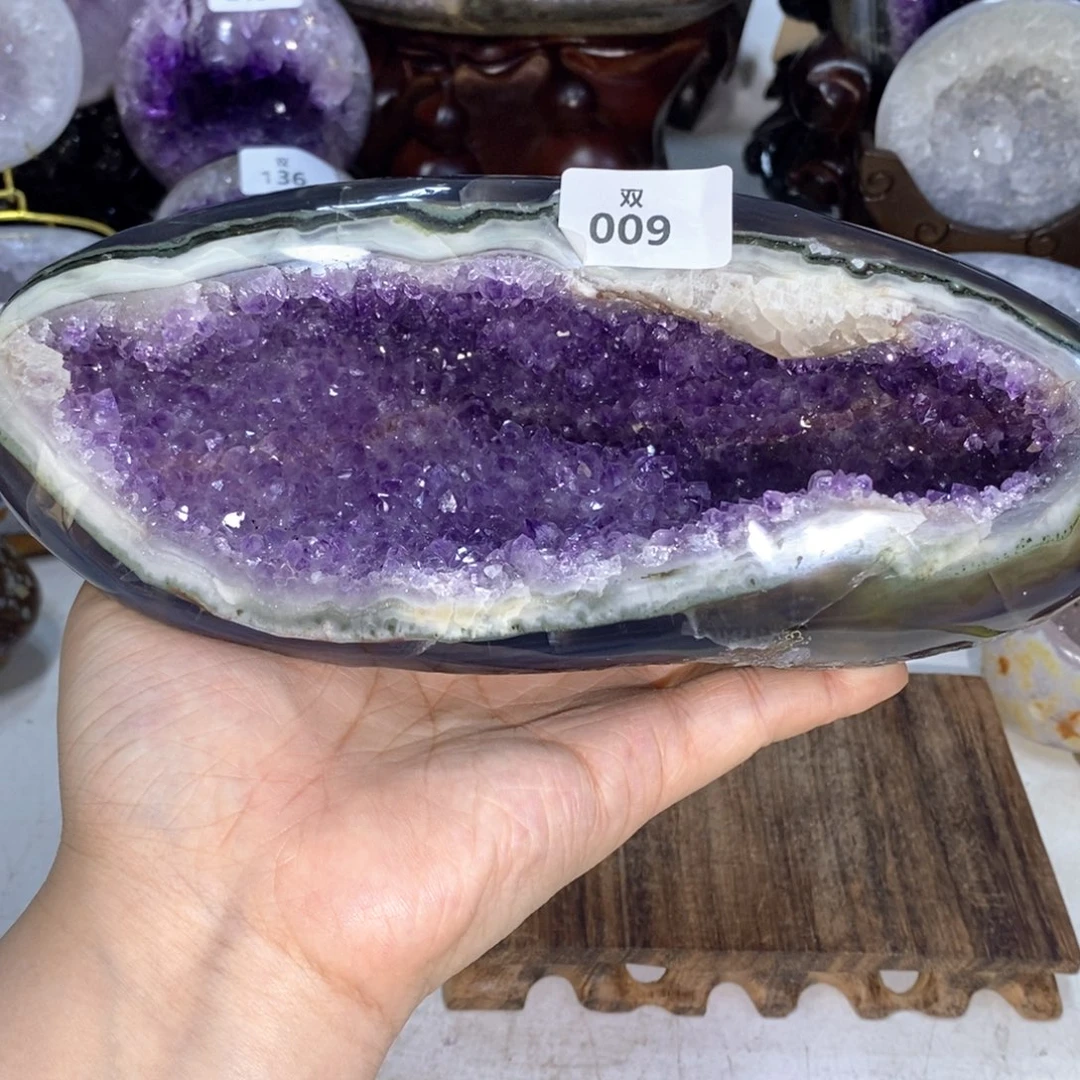 水晶大型摆件（非配饰）未镶嵌方解石