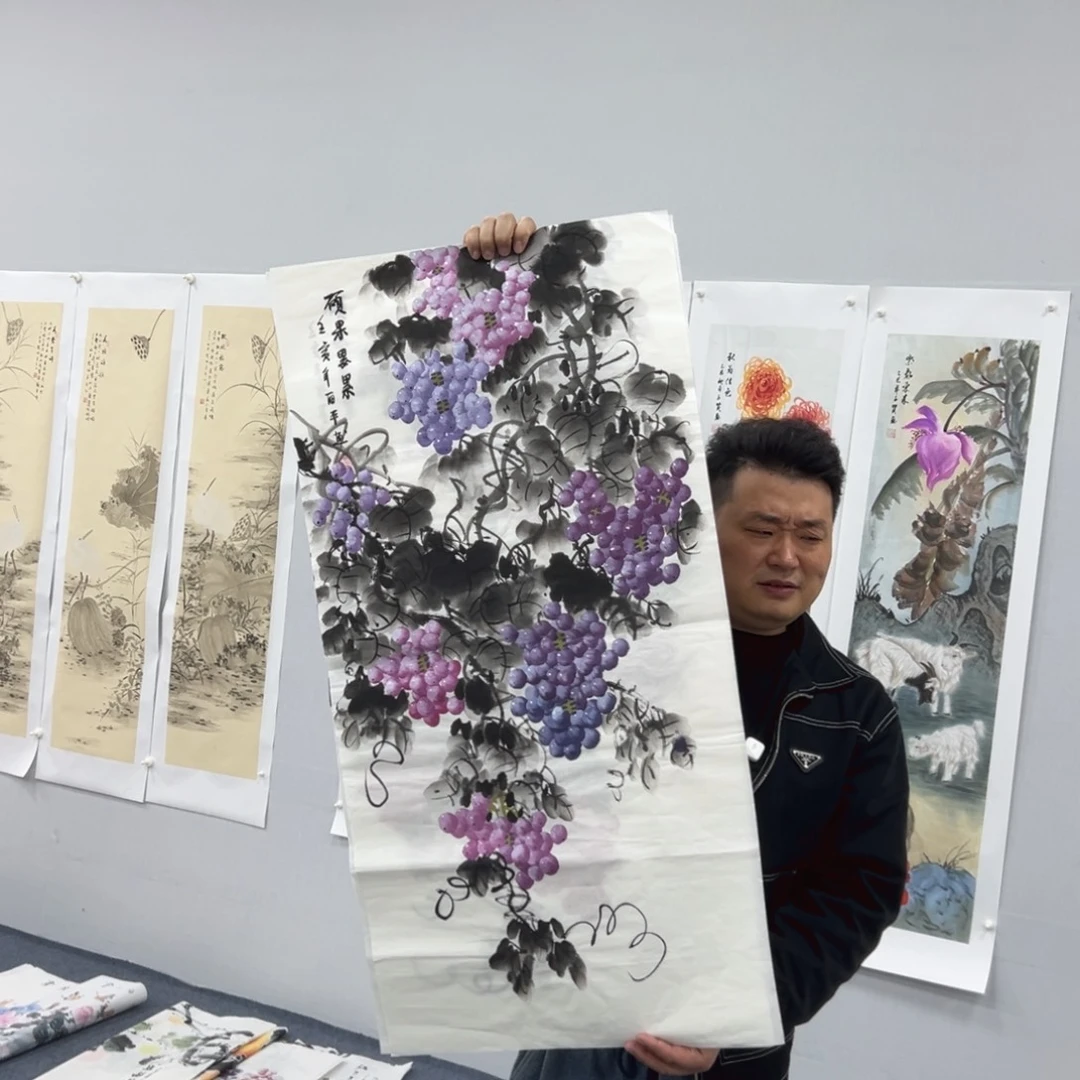 国画手绘国画作品