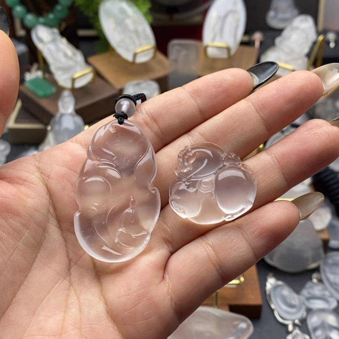 石英质玉颈饰未镶嵌拒**聊