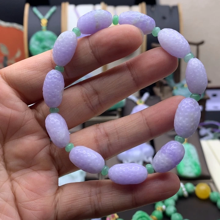 翡翠未镶嵌手链翡翠手链