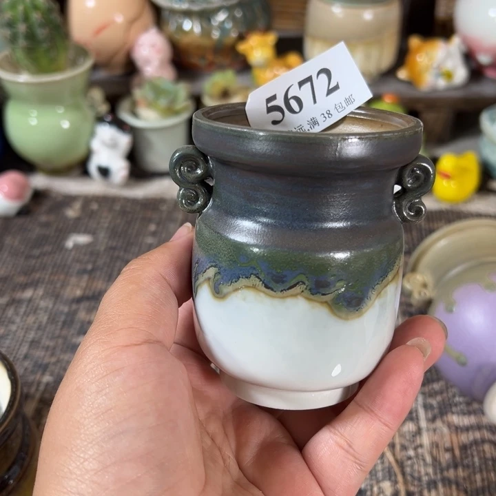 口5 手工花盆满30包邮