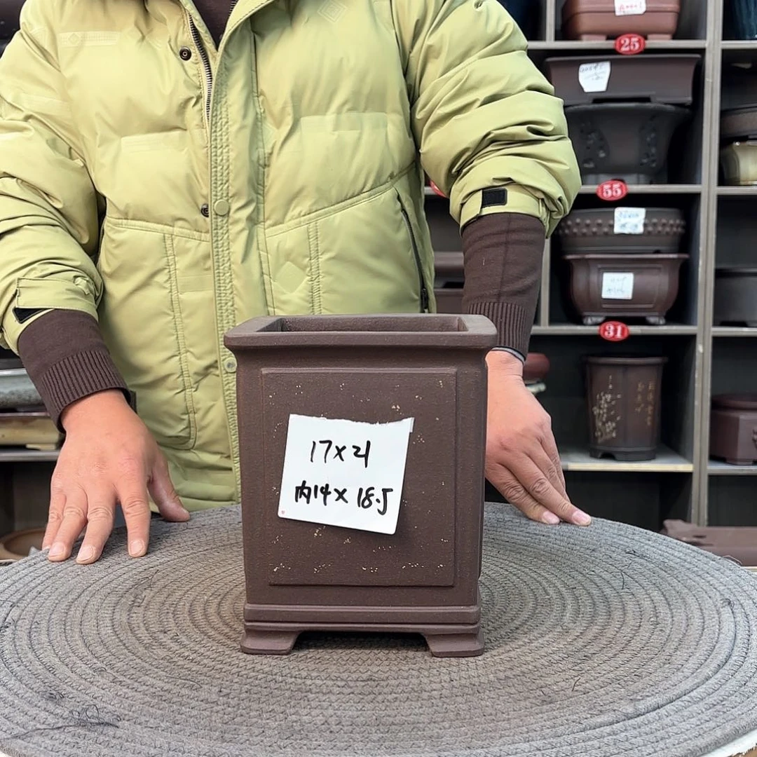 紫砂花盆紫砂的味道很好喝