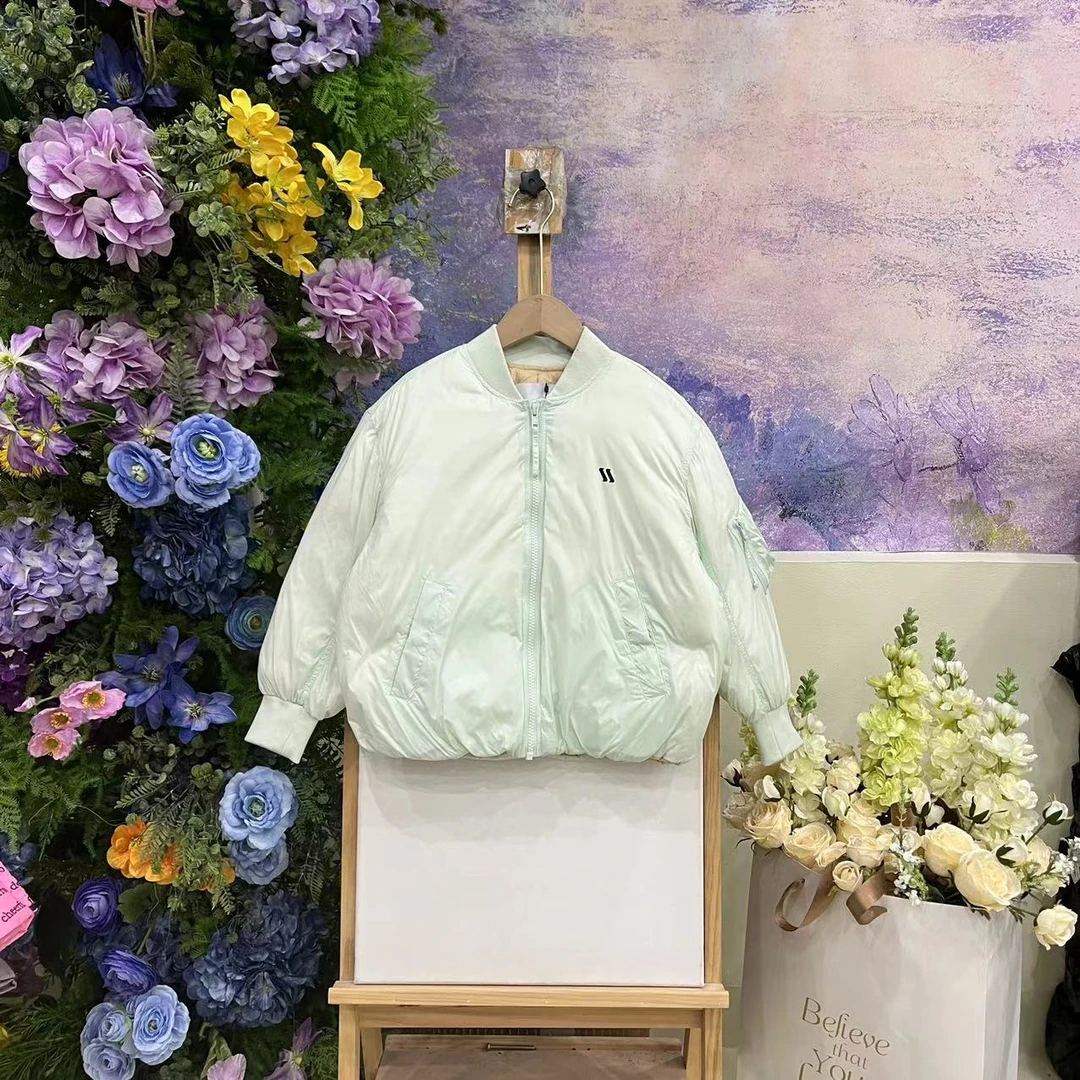878S绿色羽绒服3646