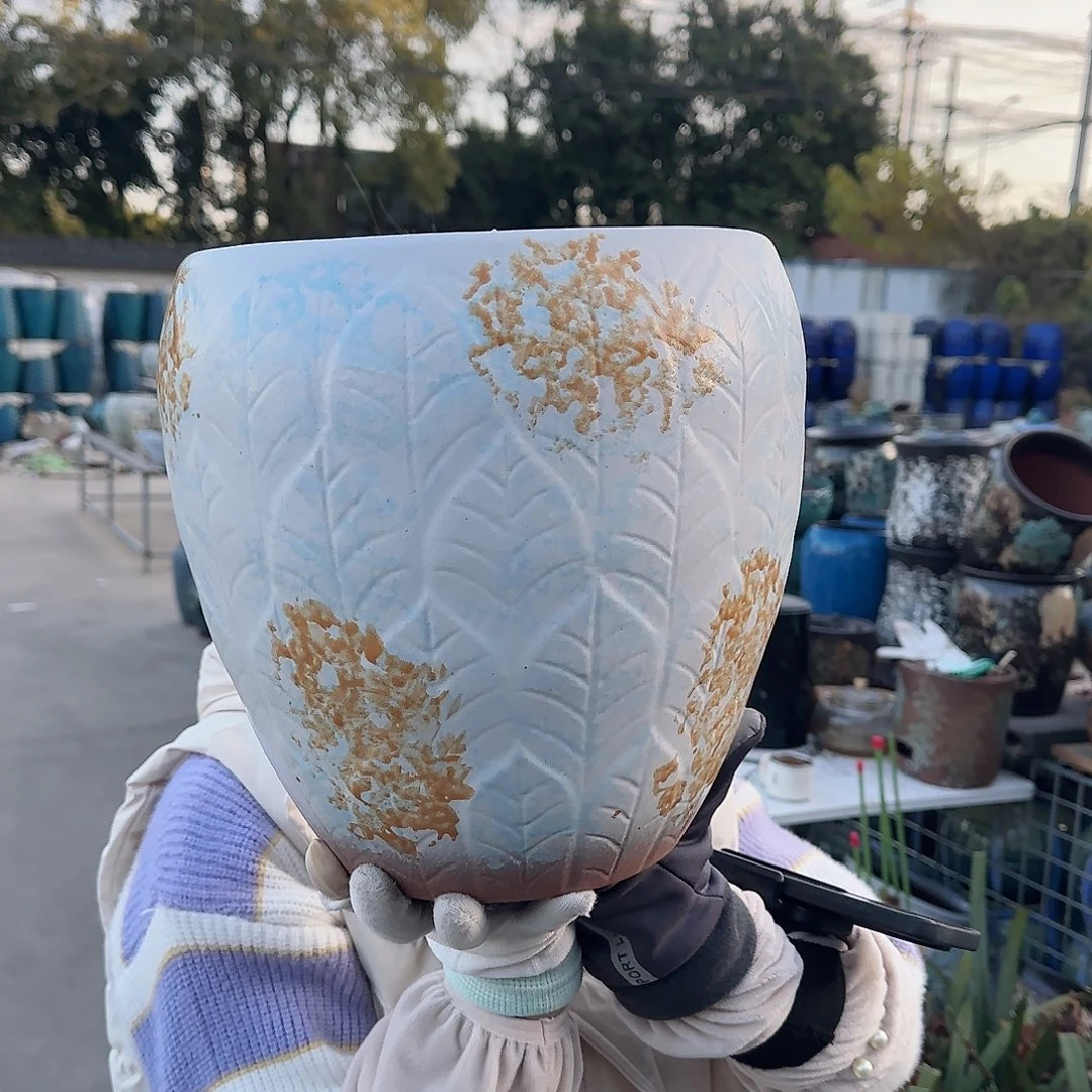 王嫂花盆1209-327高27口25