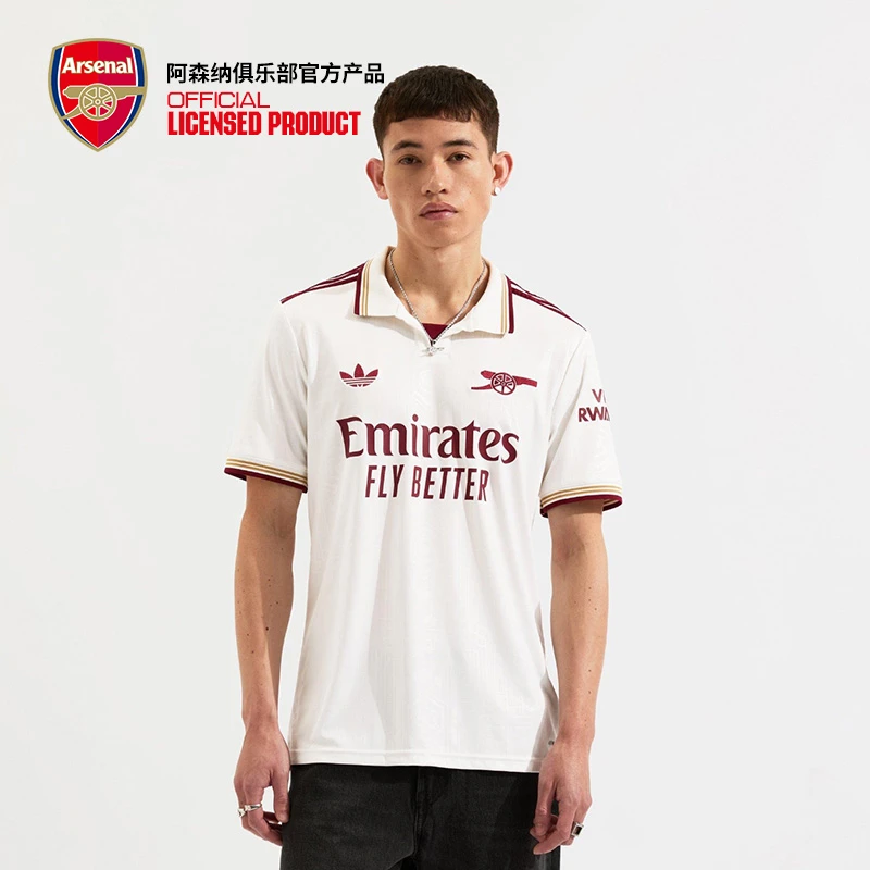 【二客球迷光版48小时发】arsenal阿森纳官方正品25/26球衣JI9556