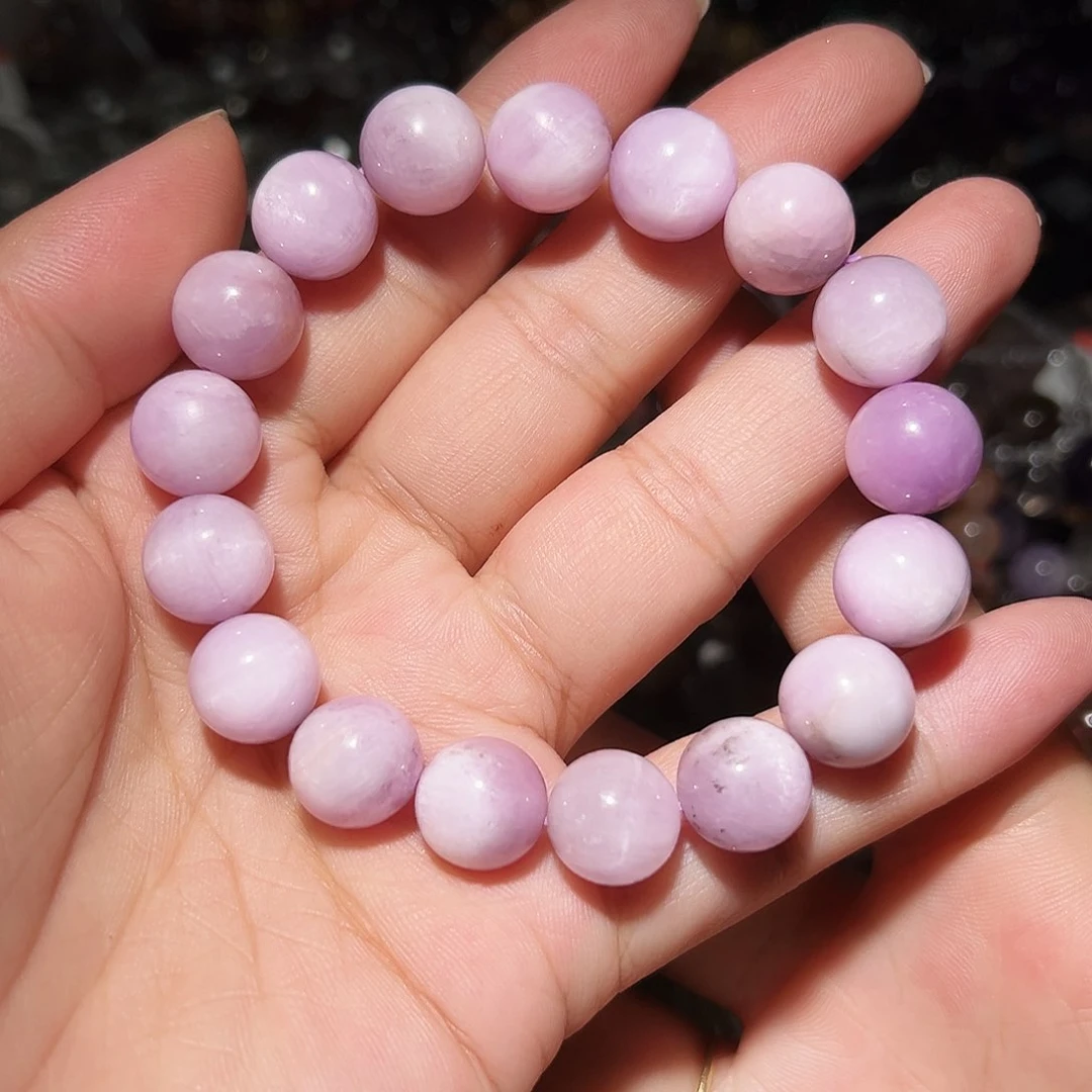 手链锂辉石未镶嵌紫锂辉12高货