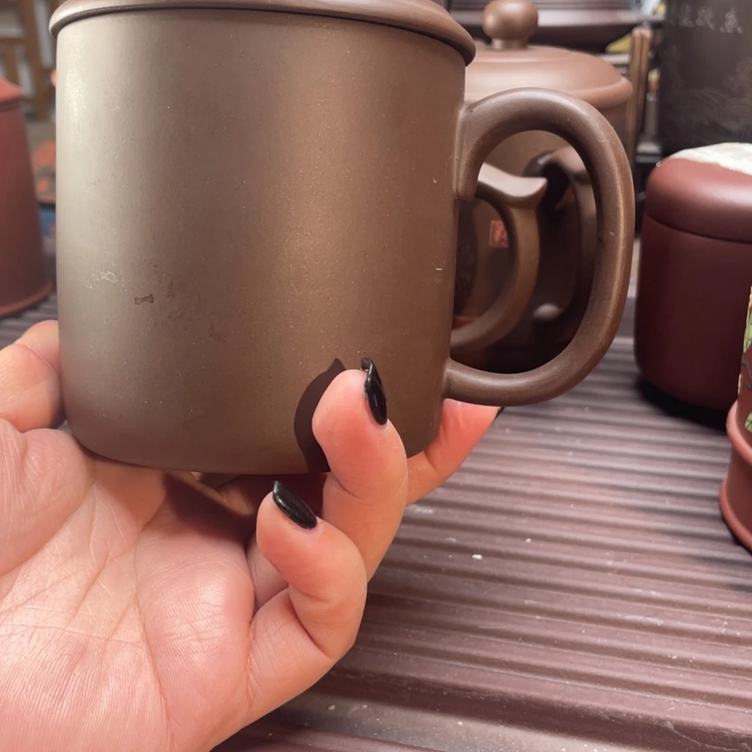 紫砂茶杯宜兴紫砂杯