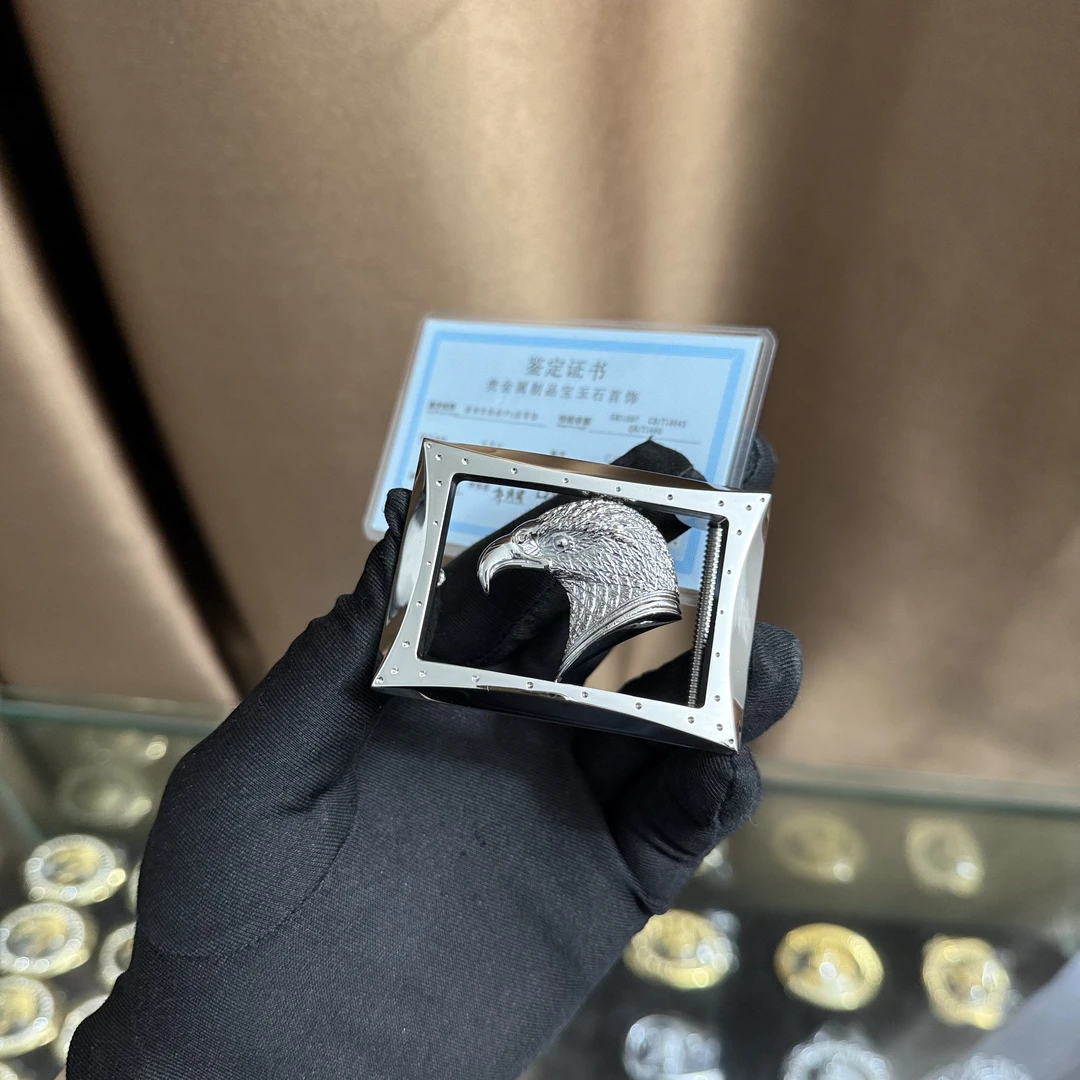 史蒂芬 皮带扣头老鹰头3.8男士腰带扣替换扣配件卡扣无皮单独扣头