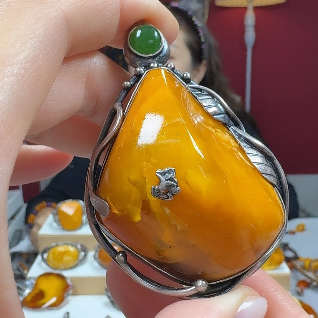 蜜蜡吊坠(不含链)未镶嵌吊坠