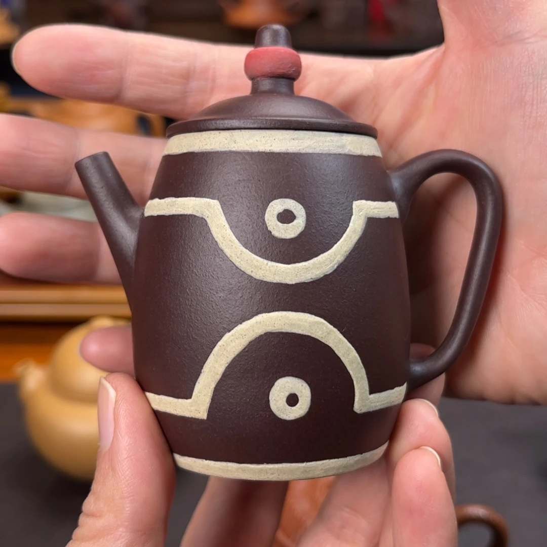 茶壶紫砂宜兴紫砂壶半手工制作