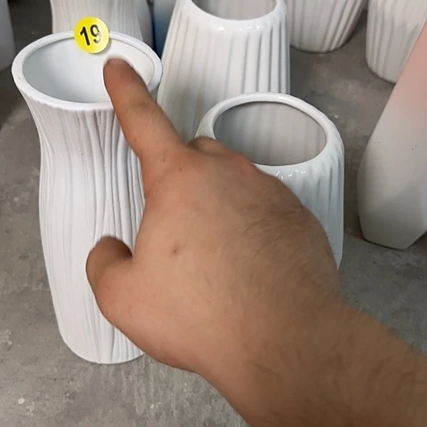 天***真瓷片瑕疵陶瓷花瓶组合19号