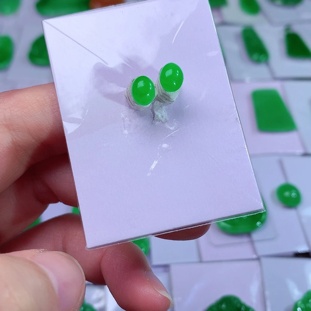 颈饰未镶嵌翡翠天然翡翠