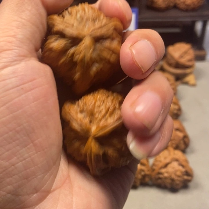 v***.文玩核桃把件白奔