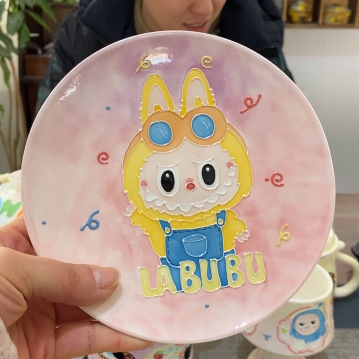 杯青***．景德镇釉下彩手绘