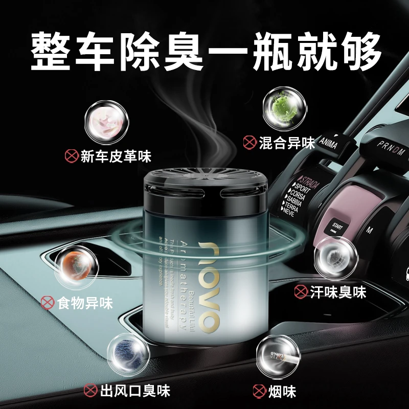 novo车载香薰男女士车内高级香水挂件吊坠除异味持久清洗空气香水