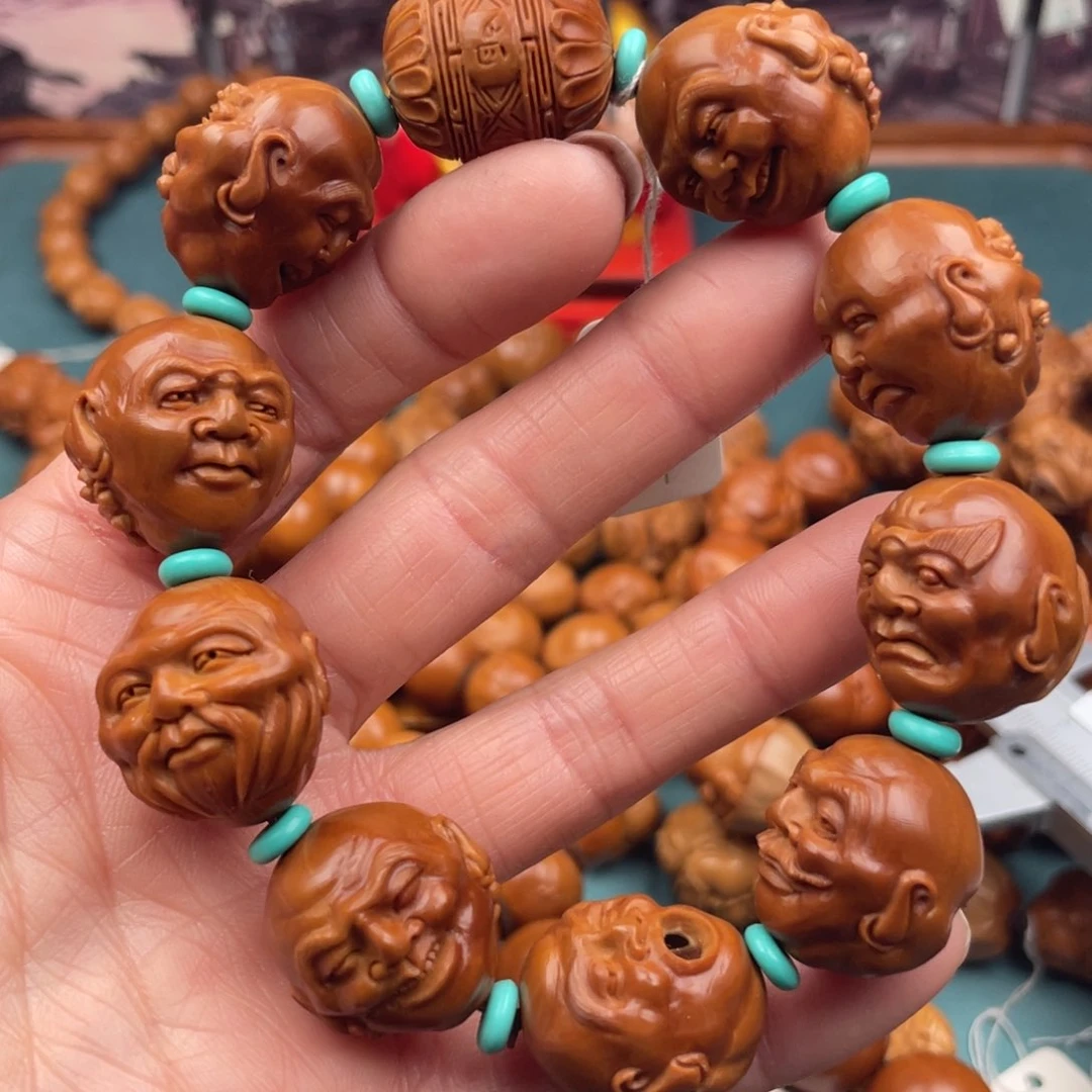 橄榄核手串@*落铁核罗汉