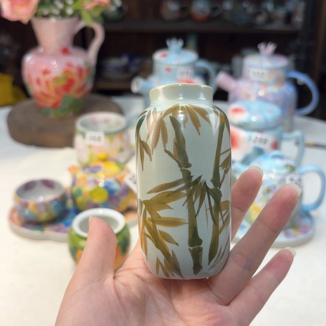 景德镇手绘高温釉下彩陶瓷茶具