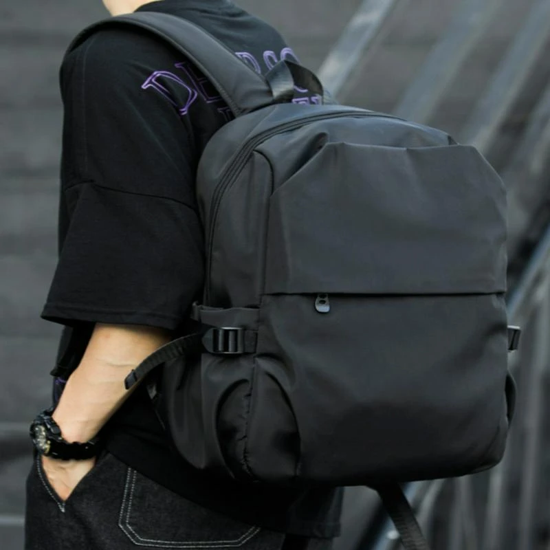 潮流双肩包男士休闲防水旅行包电脑包背包高中大学生书包男包新品