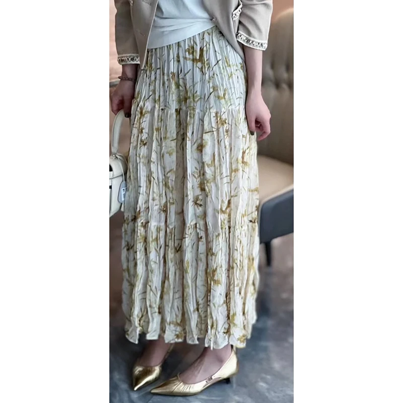 LMY 恩妮雅 碎花半身裙 #7008