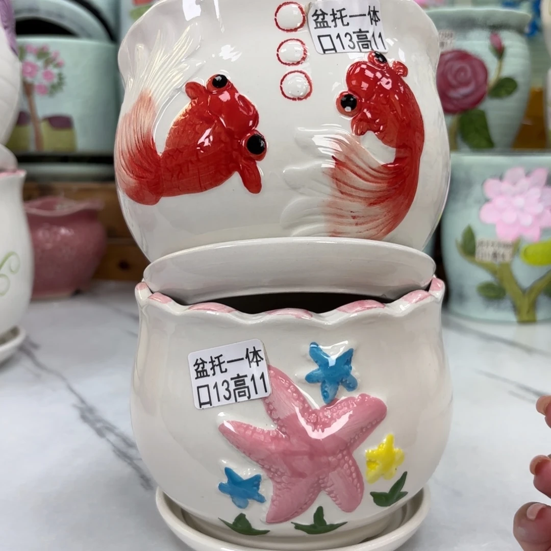 @夏西陶瓷花盆@@5955977
