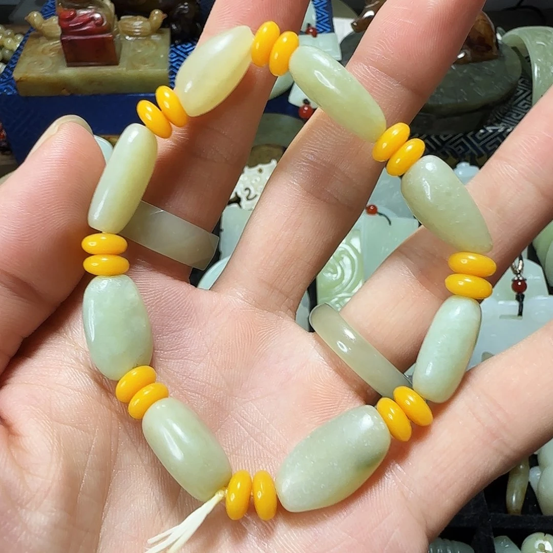 颈饰未镶嵌和田玉（糖玉）开播福利感谢支持