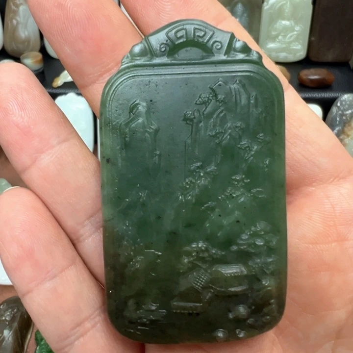 吊坠(不含链)未镶嵌和田玉