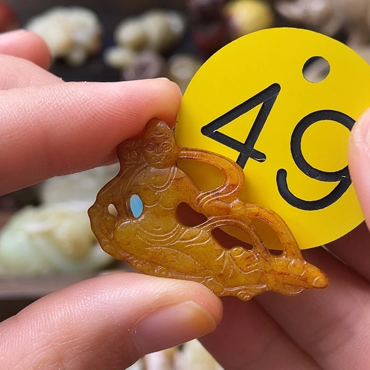 和田玉（糖玉）未镶嵌颈饰