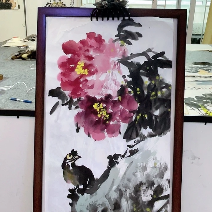 国画张圣敏先生纯手绘作品