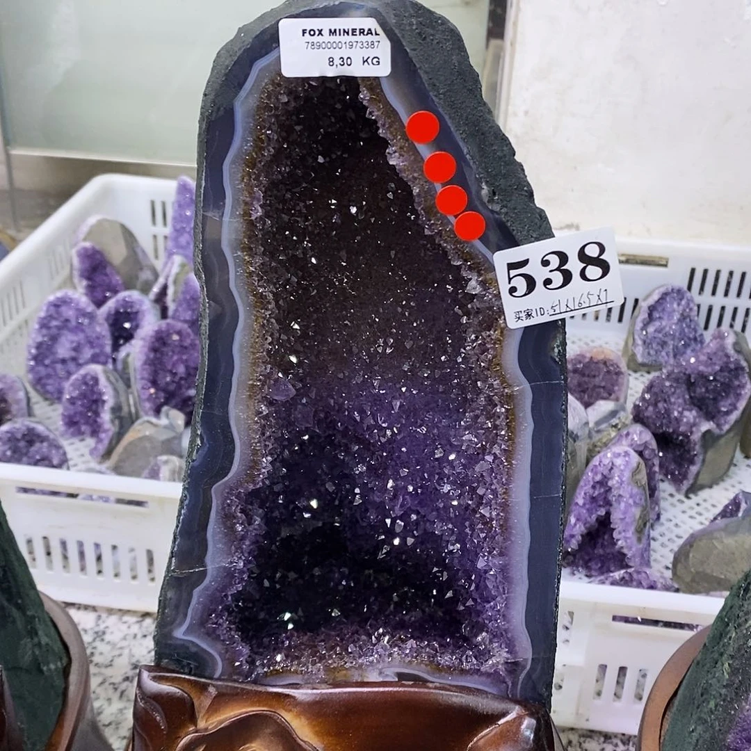 未镶嵌大型摆件（非配饰）水晶紫水晶538 水晶洞