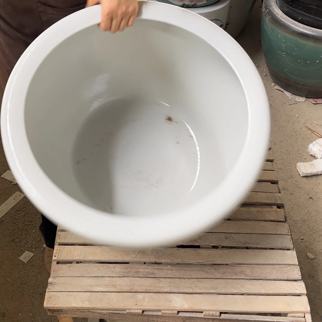 瓷片圆口兰荷花50.888888