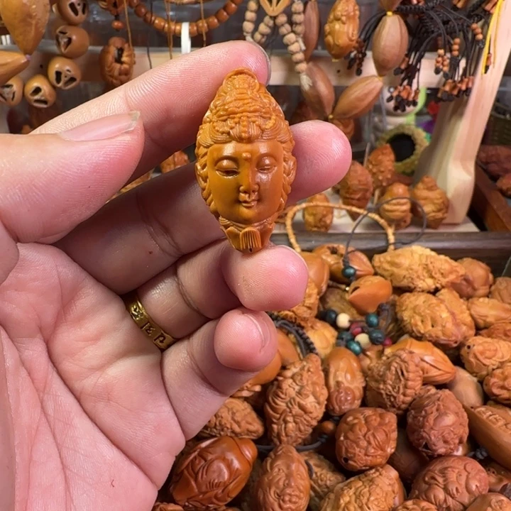 吊坠橄榄核B153观音