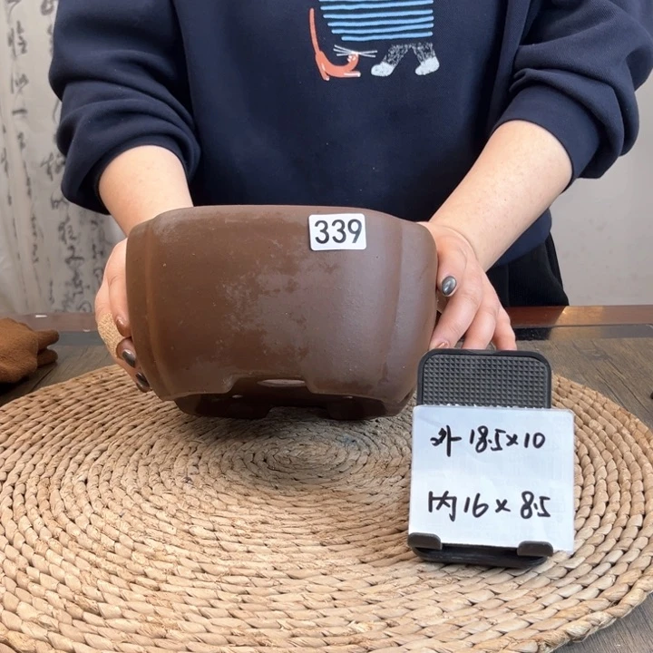 紫砂花盆福利款南瓜四方339