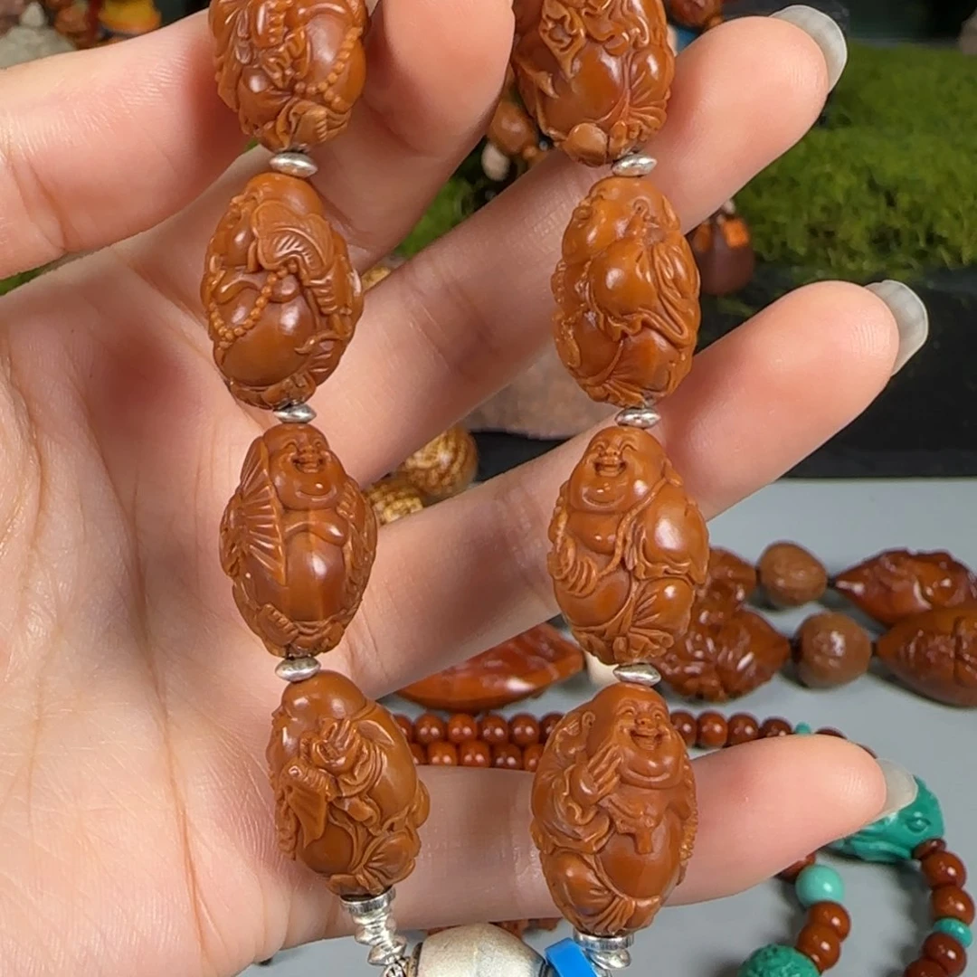 手串/手链橄榄核14八宝弥勒小籽