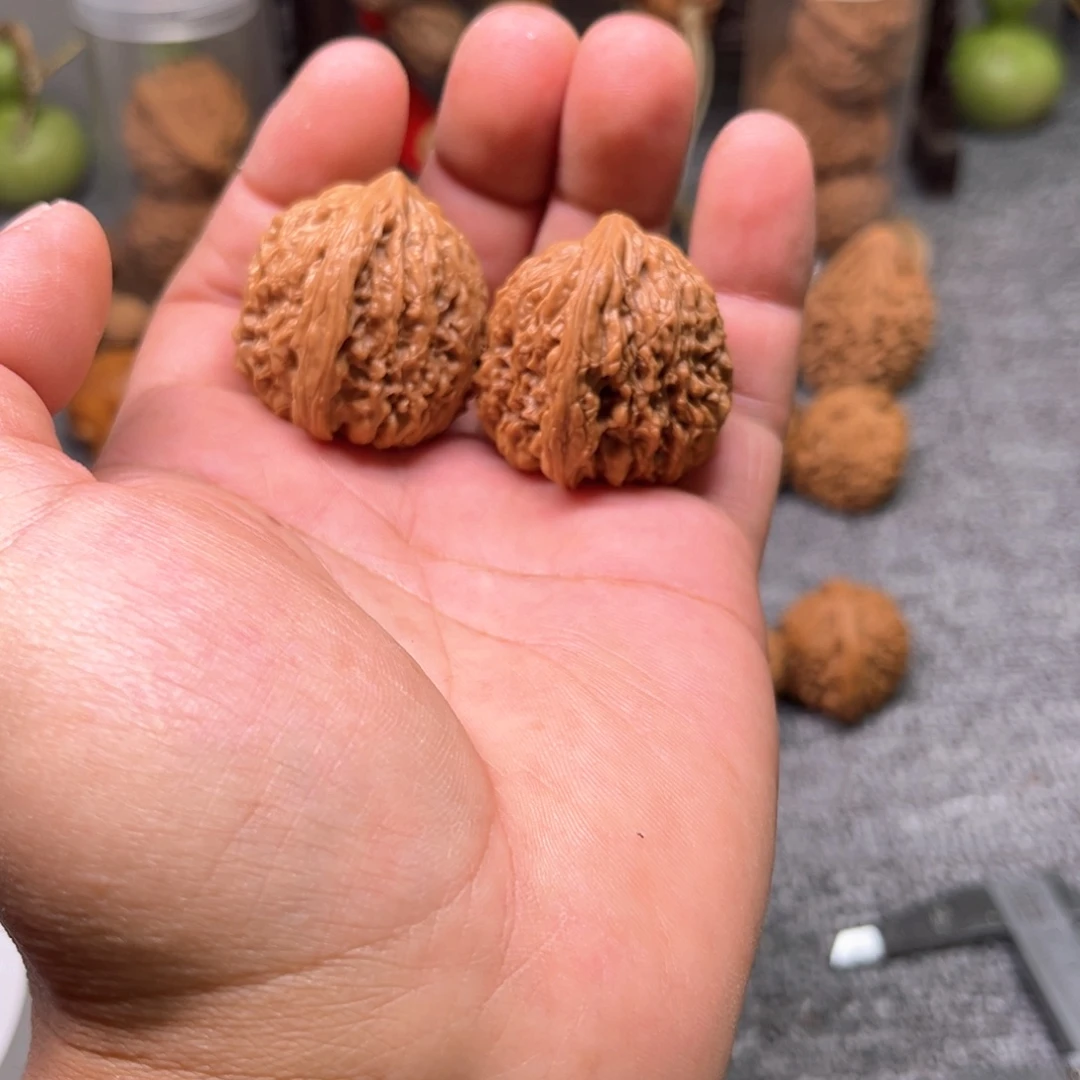 我***儿把件文玩核桃南疆逐鹿