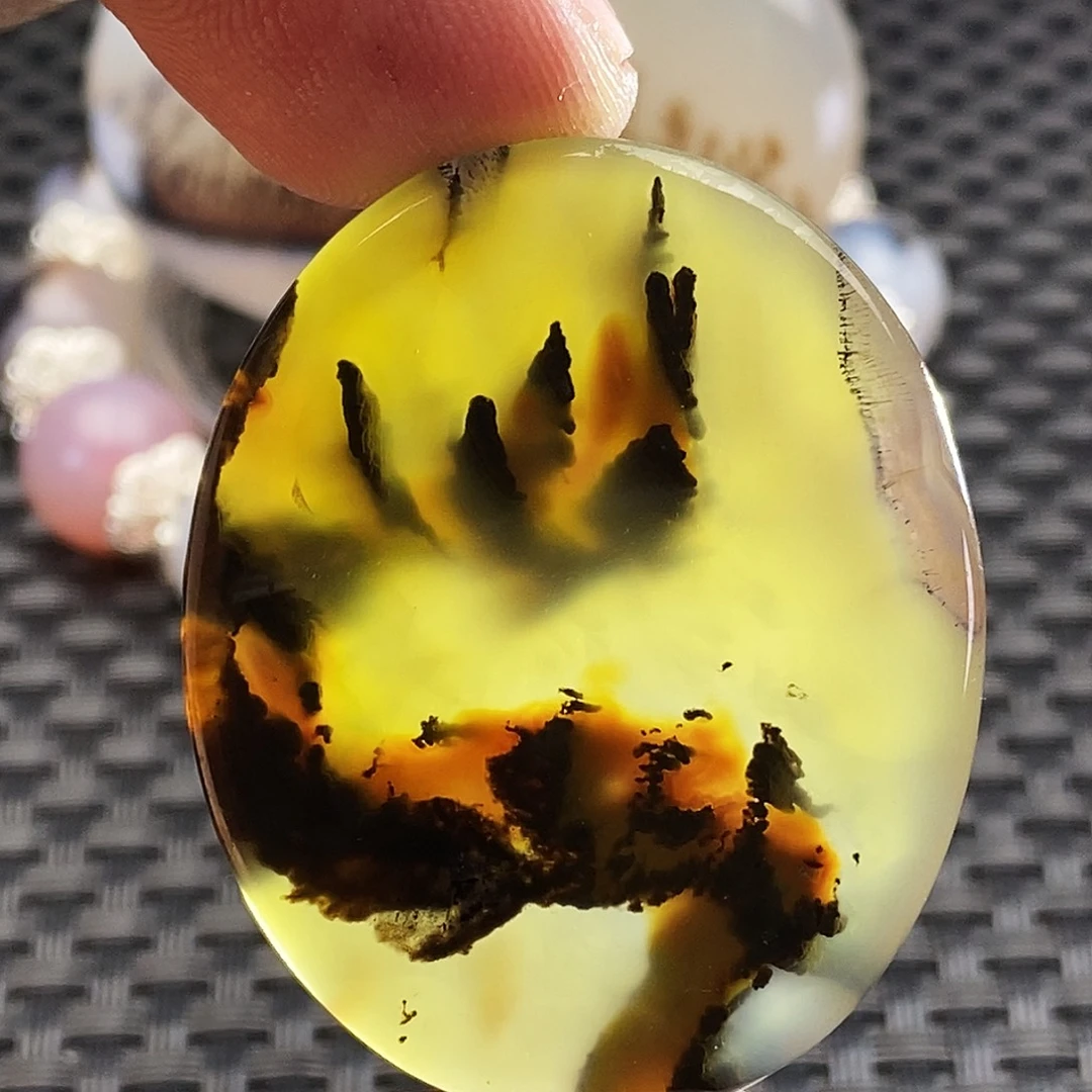 玛瑙/玉髓未镶嵌吊坠(不含链)97