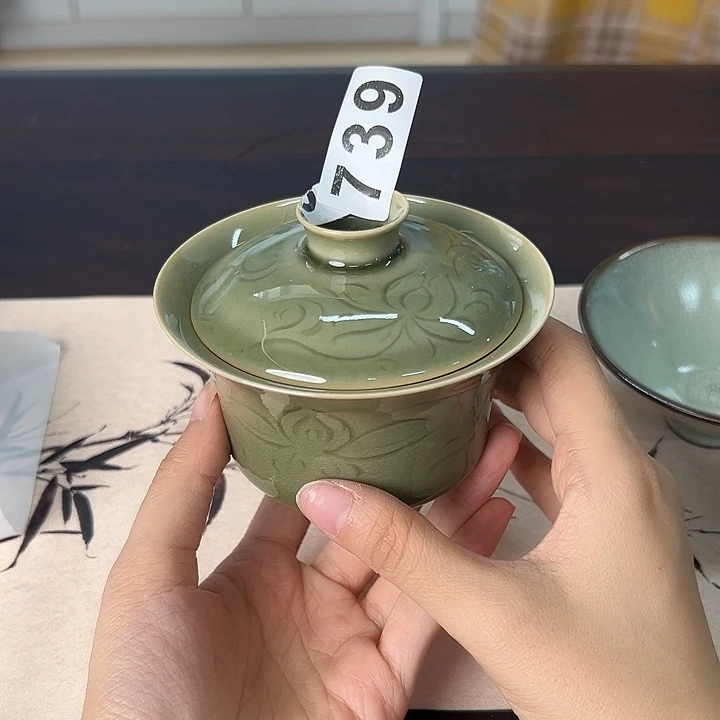 喜***玥龙泉云间青瓷小米茶器