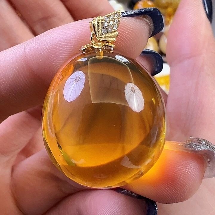 蜜蜡颈饰未镶嵌蜜蜡