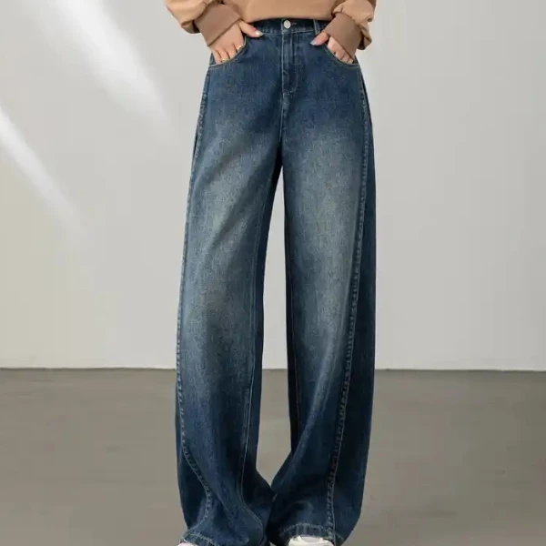 L家牛仔女裤春秋直筒301-380
