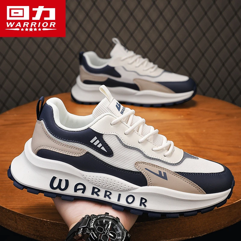 回力男鞋冬季2025新款休闲运动厚底增高老爹跑步网面防滑耐磨潮鞋