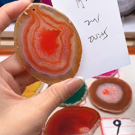 玛瑙/玉髓颈饰足银镀金镶嵌月*?