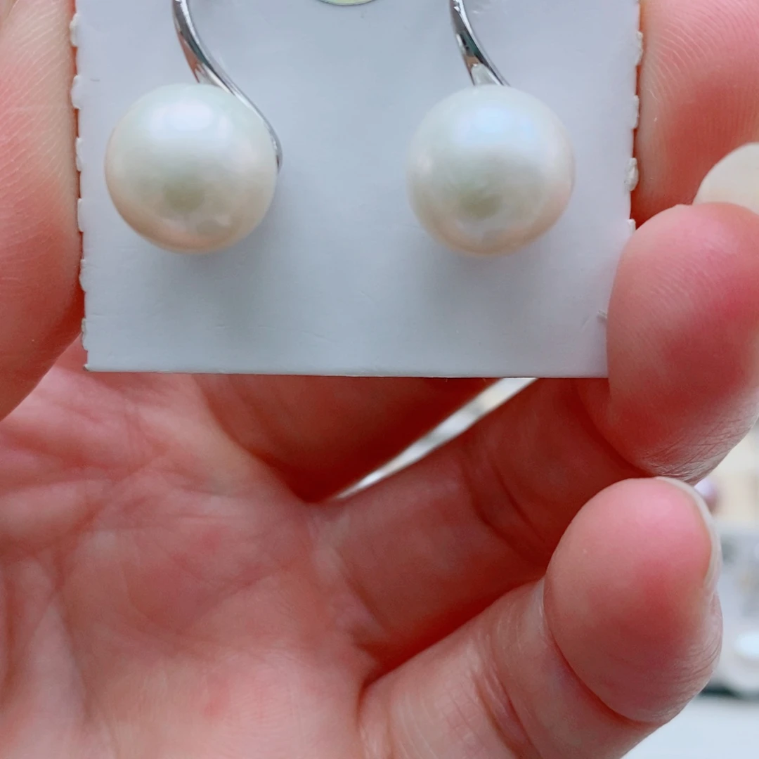 银S925镶嵌淡水珍珠吊坠(赠链)