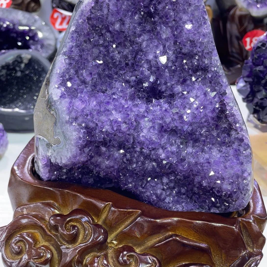 未镶嵌大型摆件（非配饰）紫晶