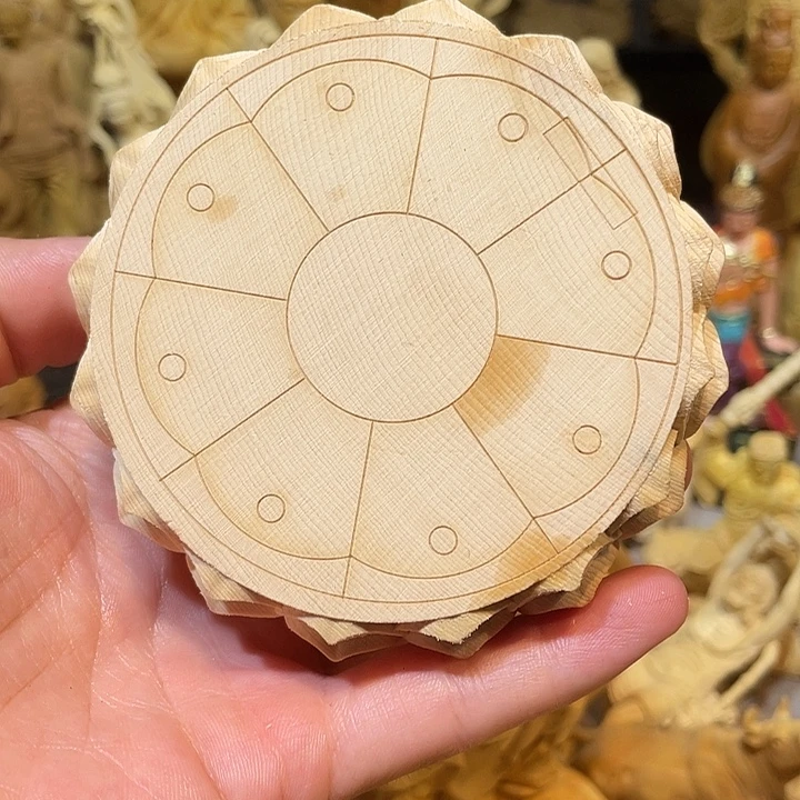 黄杨木瑕疵莲花座