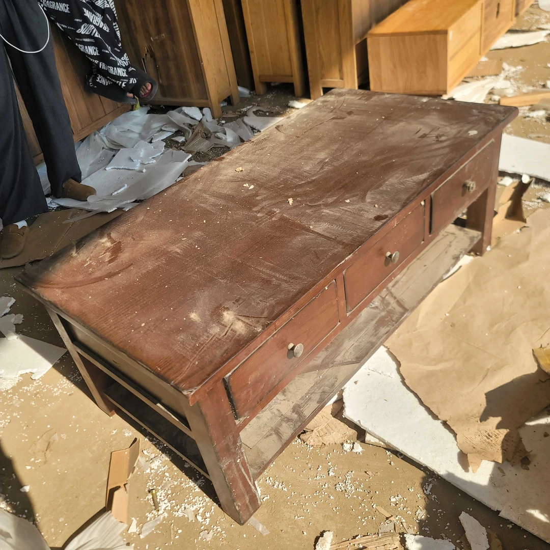 茶几水曲柳120×60×45瑕疵无售后孙1575