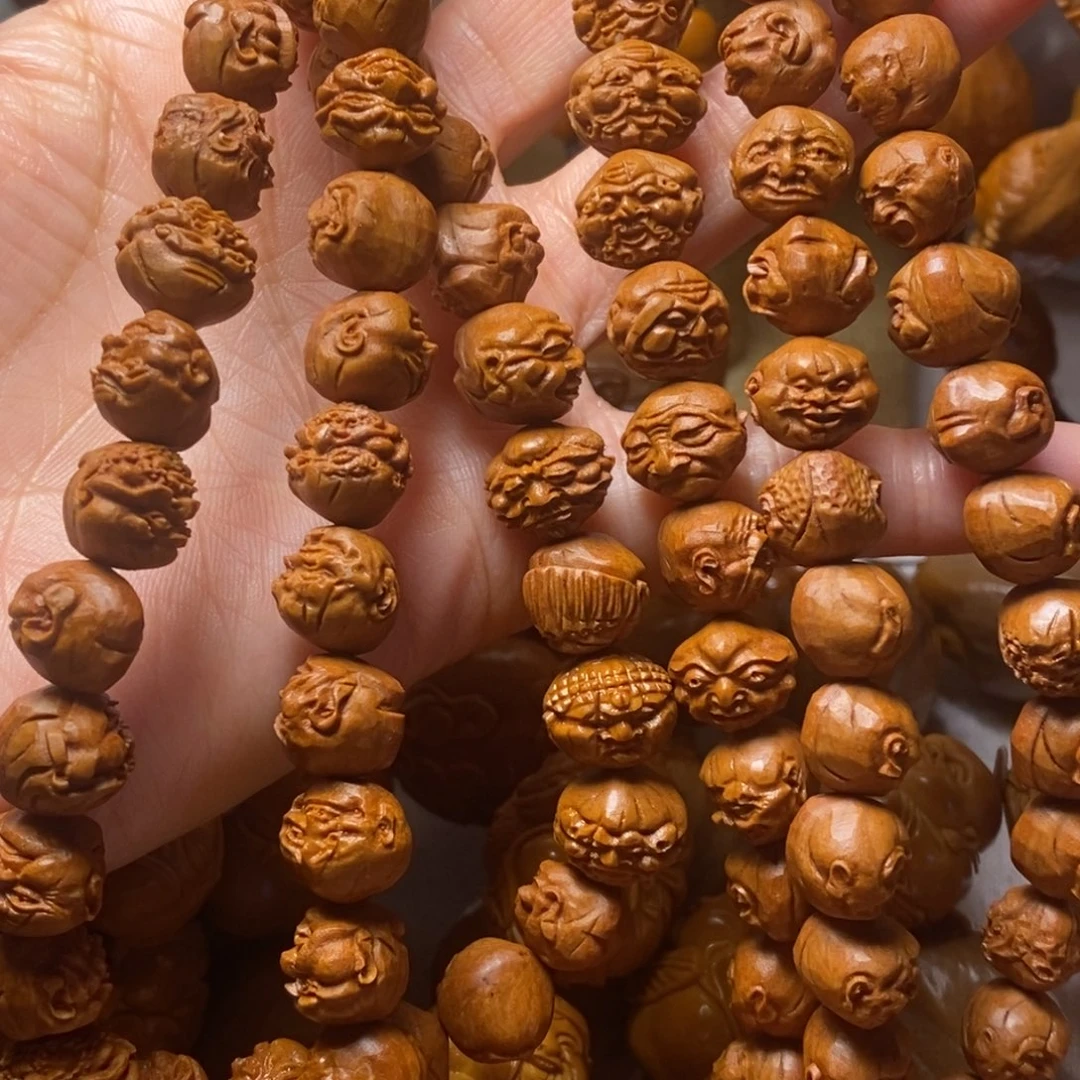 或***真手串/手链橄榄核桃核罗汉110颗