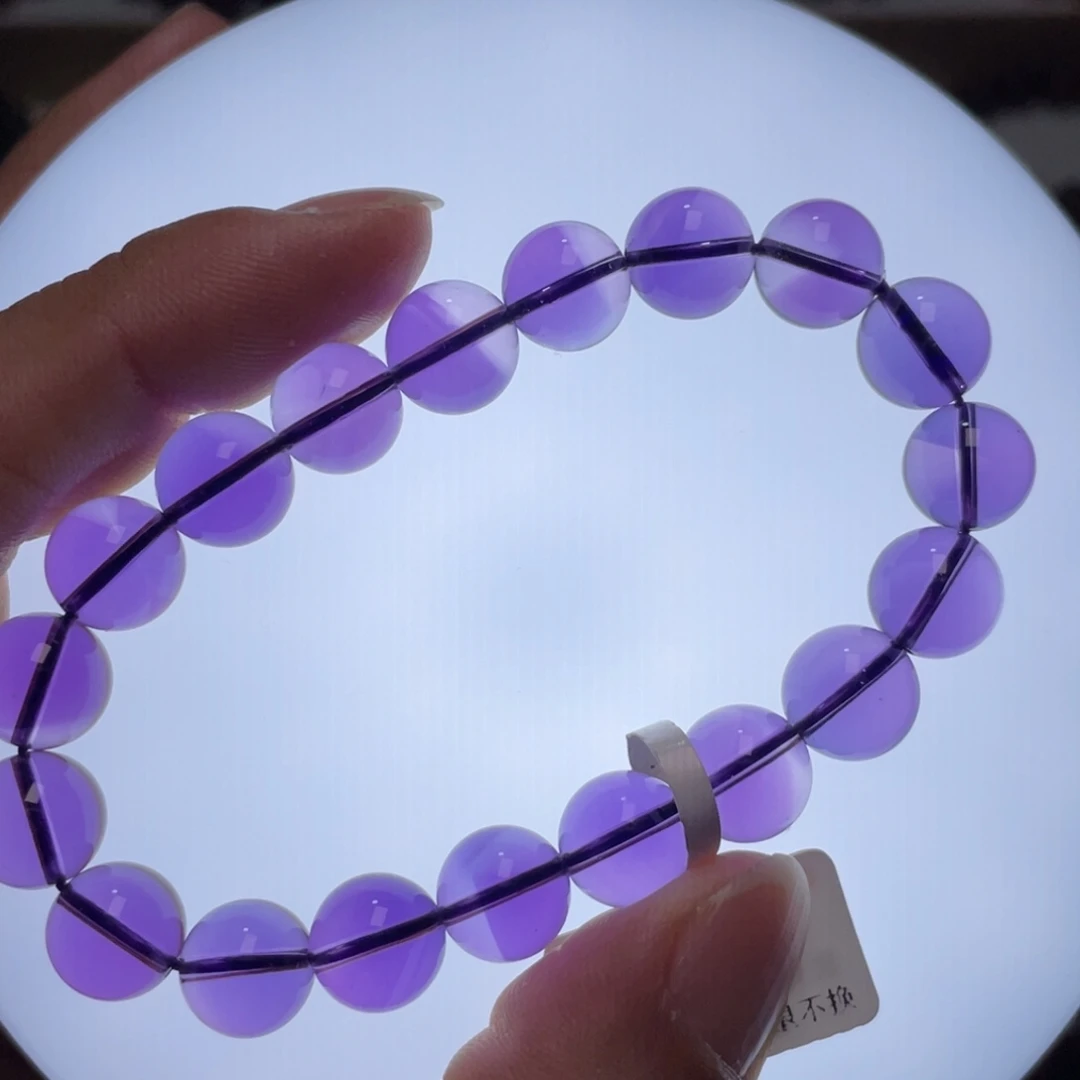 水晶手链未镶嵌巴西紫水晶