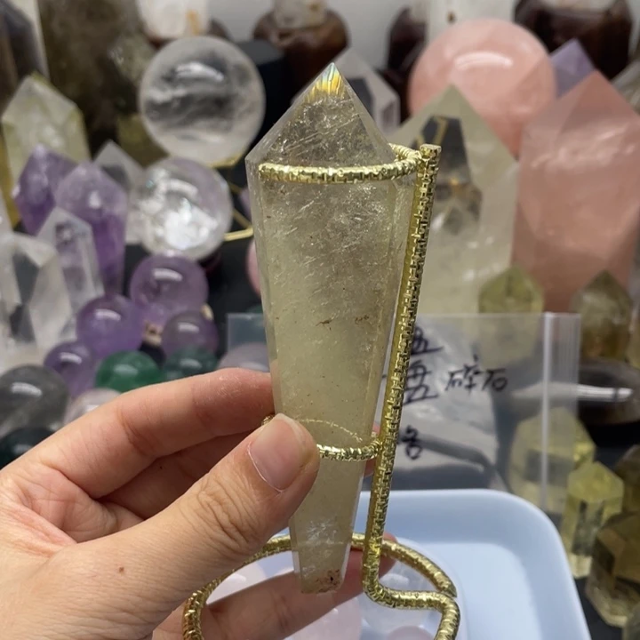 52未镶嵌水晶-****?黄水权杖