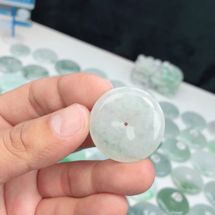 翡翠未镶嵌颈饰缅甸天然A货翡翠32-6.0