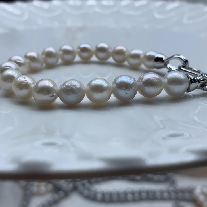 淡水珍珠吊坠(不含链)合金