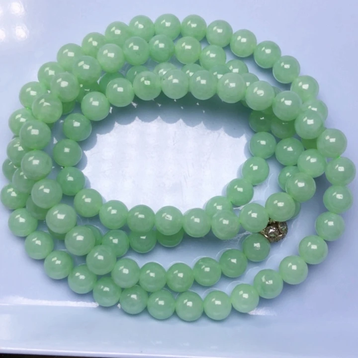 翡翠未镶嵌颈饰缅甸天然翡翠吊坠牌子珠子平安扣